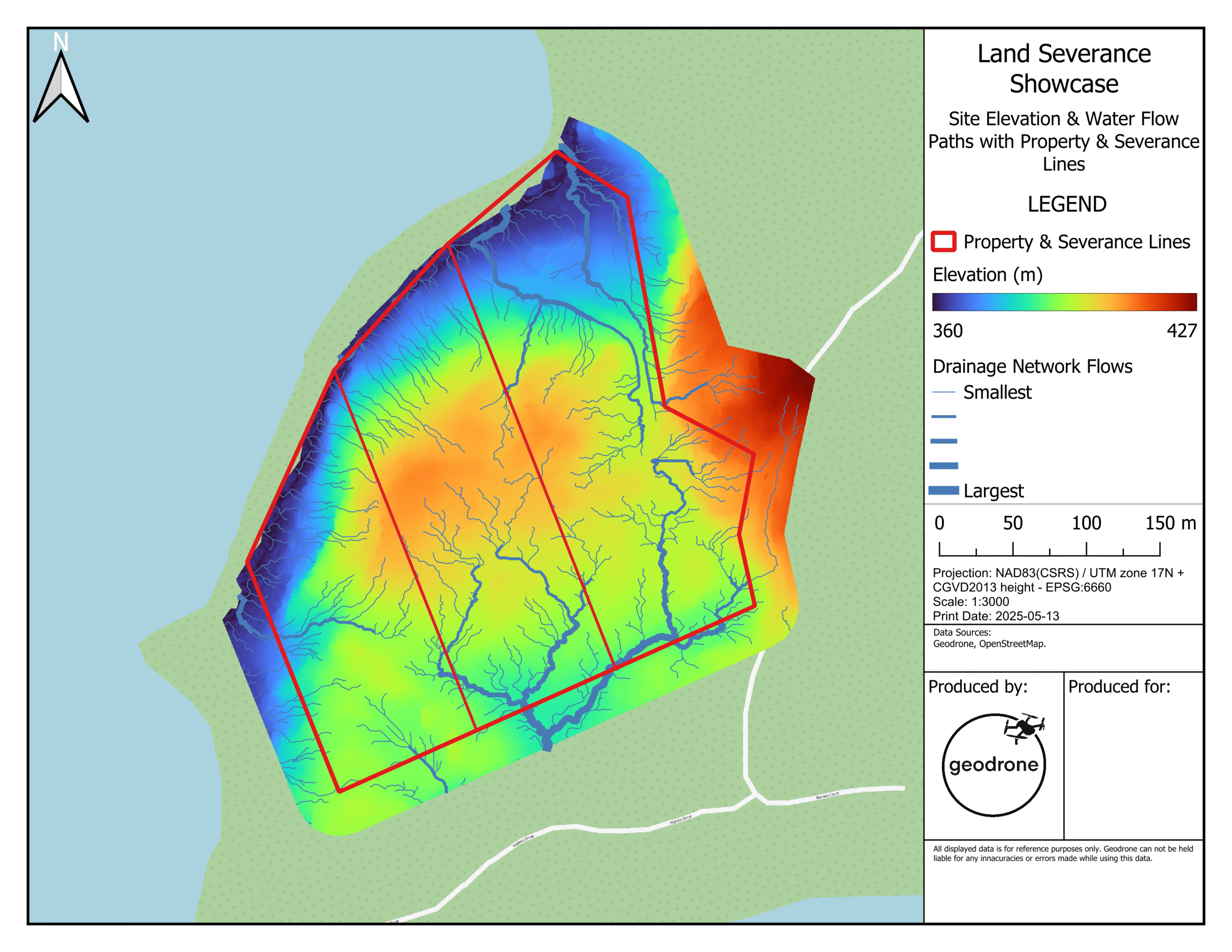 5 - Land Severance Showcase Watershed Flows